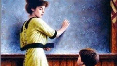 اليوم لفت انتباهي وانا ادرس تلميذ يقوم بفتح قصه كامله